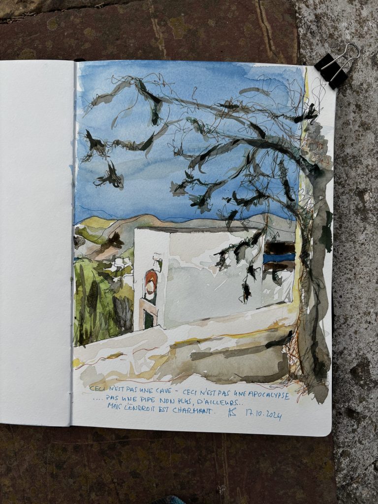 Cave of the apocalypse on Patmos Viel of the entrance of the cave of the apocalypse on Patmos